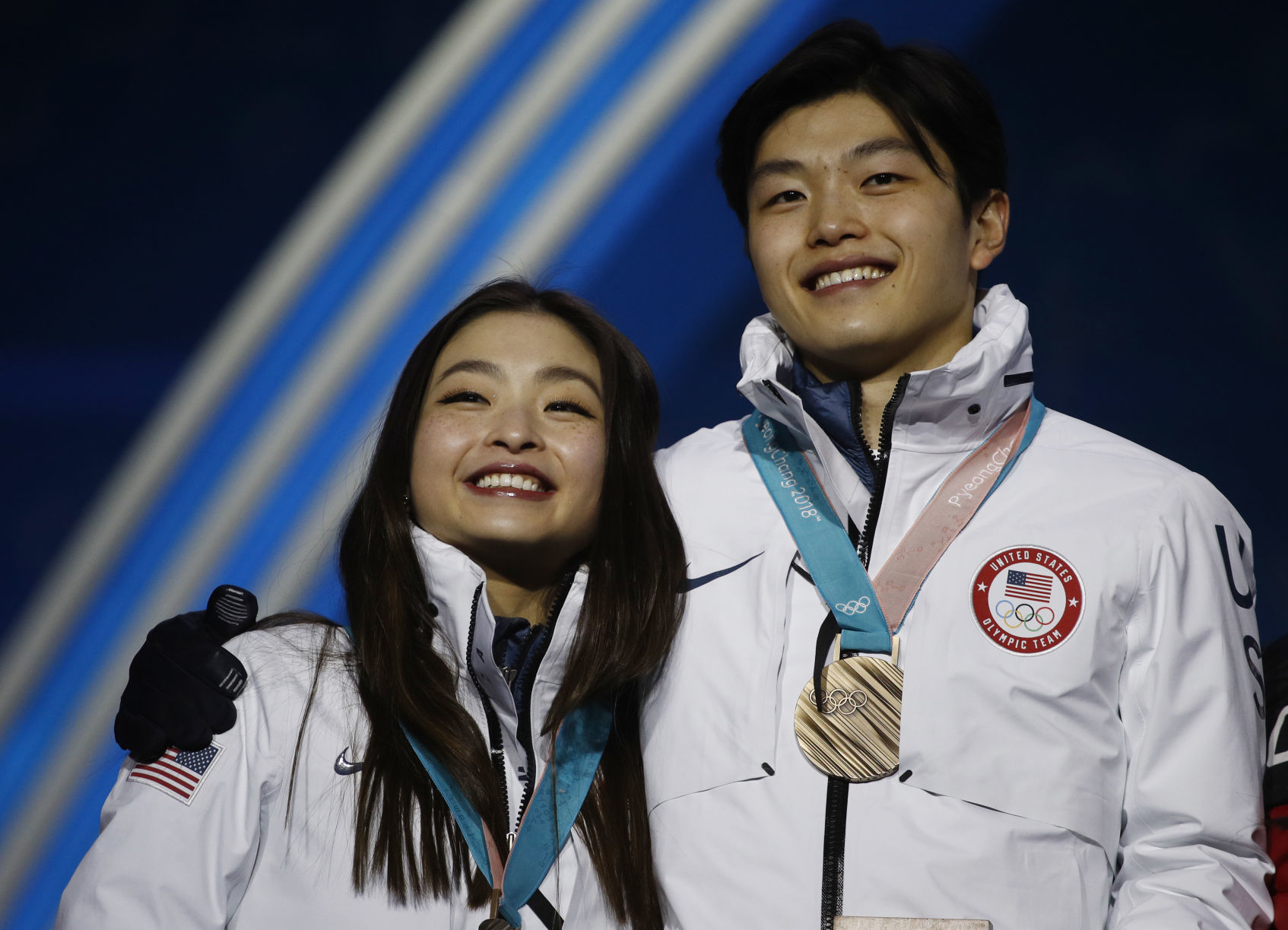 Pyeongchang Olympics Medals Ceremony Figure Skating